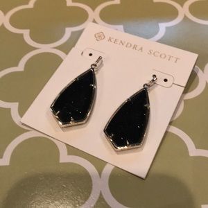 Kendra Scott Blue Goldstone Earrings